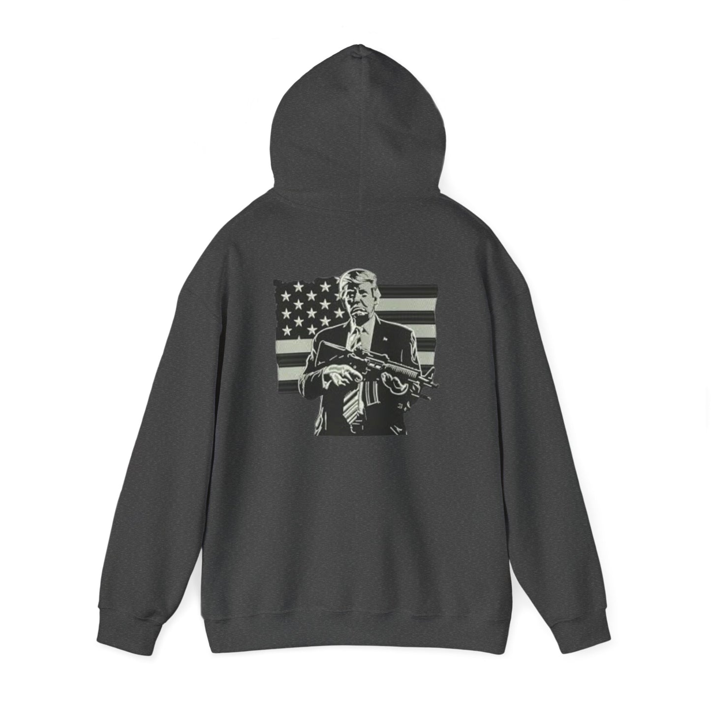 Donald Trump Unisex Heavy Blend Hooded Sweatshirt - Say No To Joe