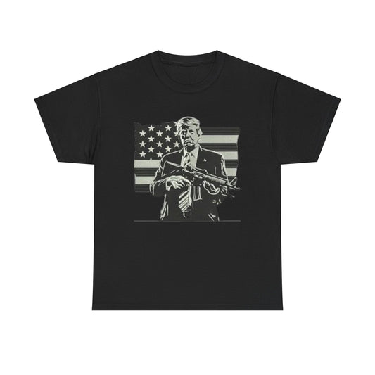 Donald Trump Unisex Cotton Graphic Tee.